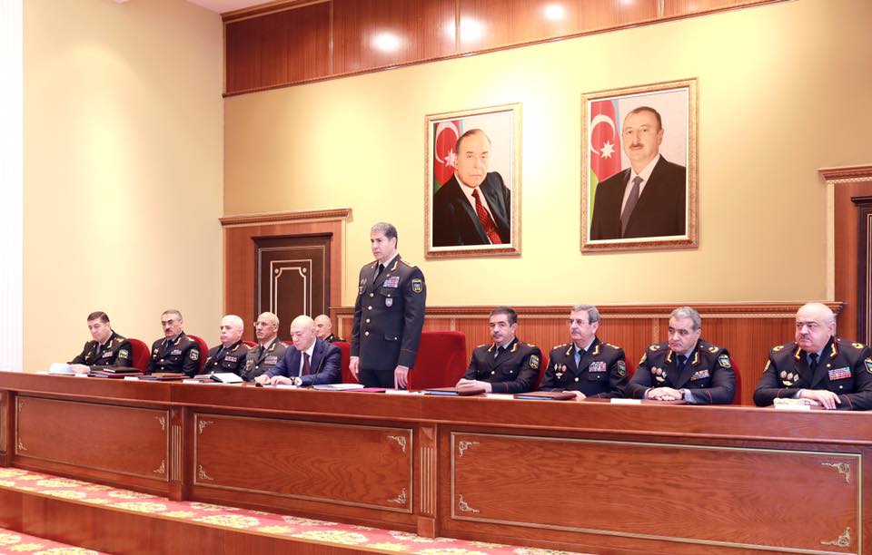 DİN-də kollegiya iclası: nazir Vilayət Eyvazov hesabat məruzəsi ilə çıxış etdi, tapşırıqlar verdi - FOTOLAR