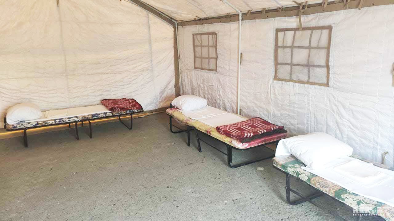 Azərbaycan-İran sərhədində səyyar hospitallar fəaliyyətə başlayıb - Koronavirusa görə + FOTOLAR