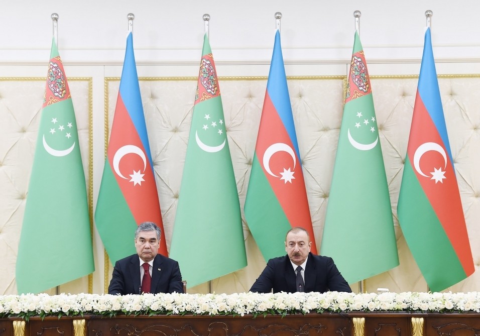 Azərbaycan və Türkmənistan prezidentləri videokonfrans formatında görüşüb - Çıxışların TAM MƏTNİ