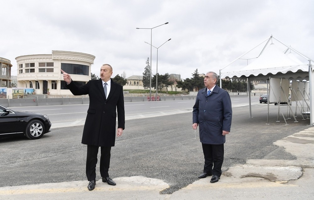 Prezident Bakı-Sumqayıt yolunun genişləndirilməsi çərçivəsində görülən işlərlə tanış oldu, yeni tapşırıqlar verdi