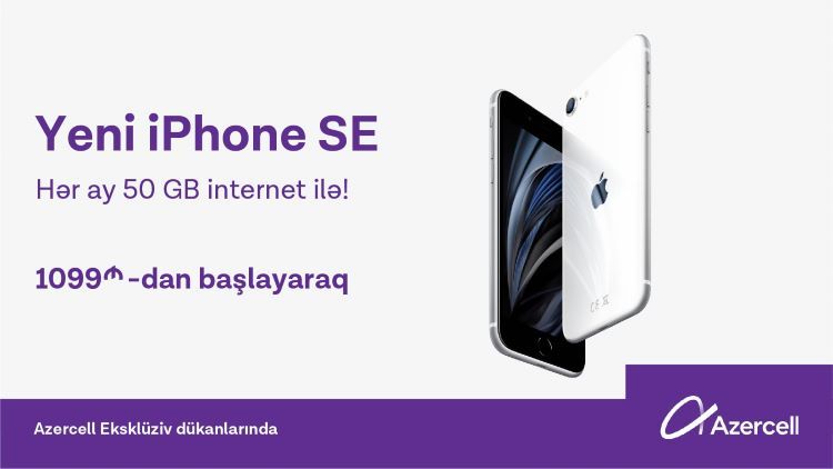 "Azercell" yeni "iPhone SE" modellərinə yeni kampaniya keçirir