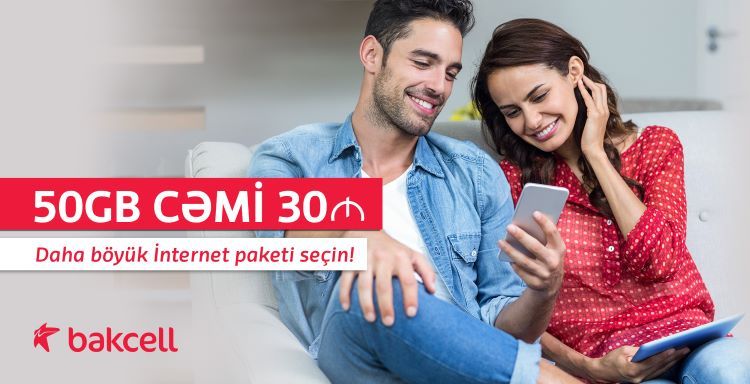"Bakcell" yeni irihəcmli internet paketini təqdim etdi - Açıqlama
