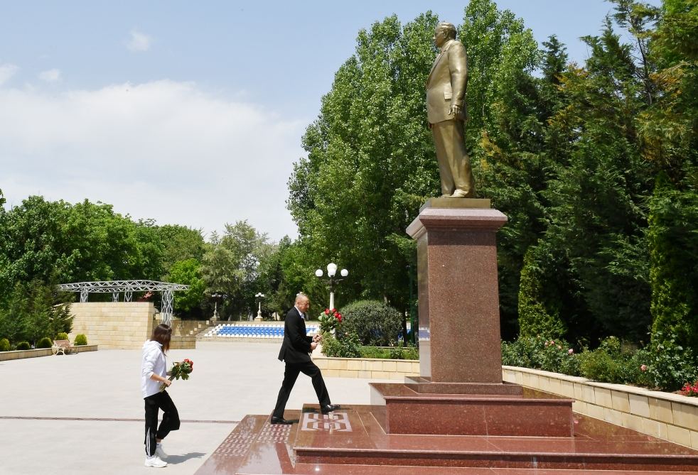 Prezident İlham Əliyev və Birinci xanım&nbsp;Şamaxıya səfər edib - FOTO