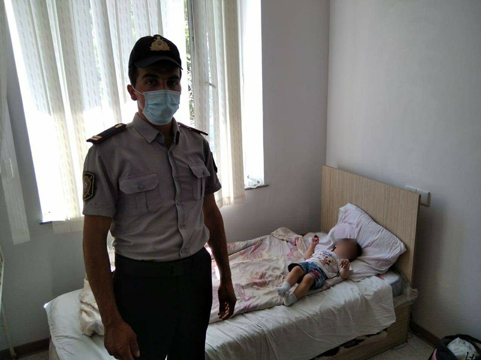 Polis Göyçayda suda boğulan azyaşlını xilas edib