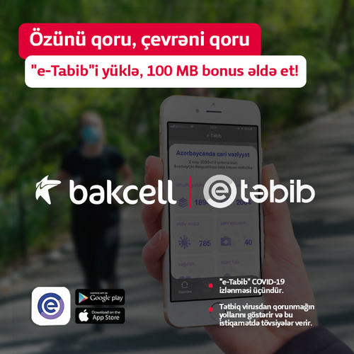 "Bakcell" "e-Tabib" əlavəsinin əsas funksionalını abunəçiləri üçün pulsuz edib