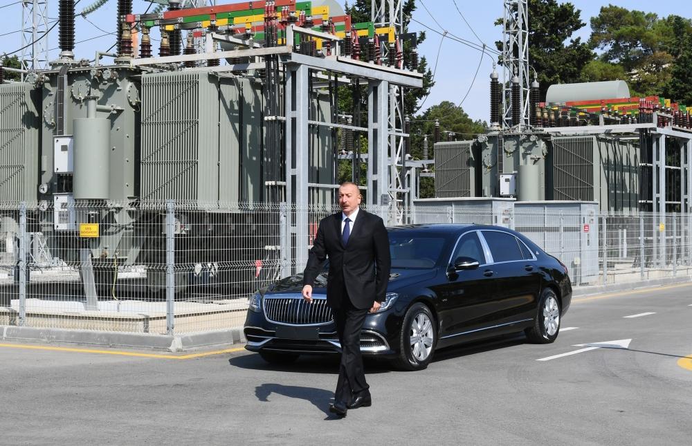 Prezident &ldquo;8-ci km&rdquo; yarımstansiyasının açılışında iştirak edib -&nbsp; FOTOLAR