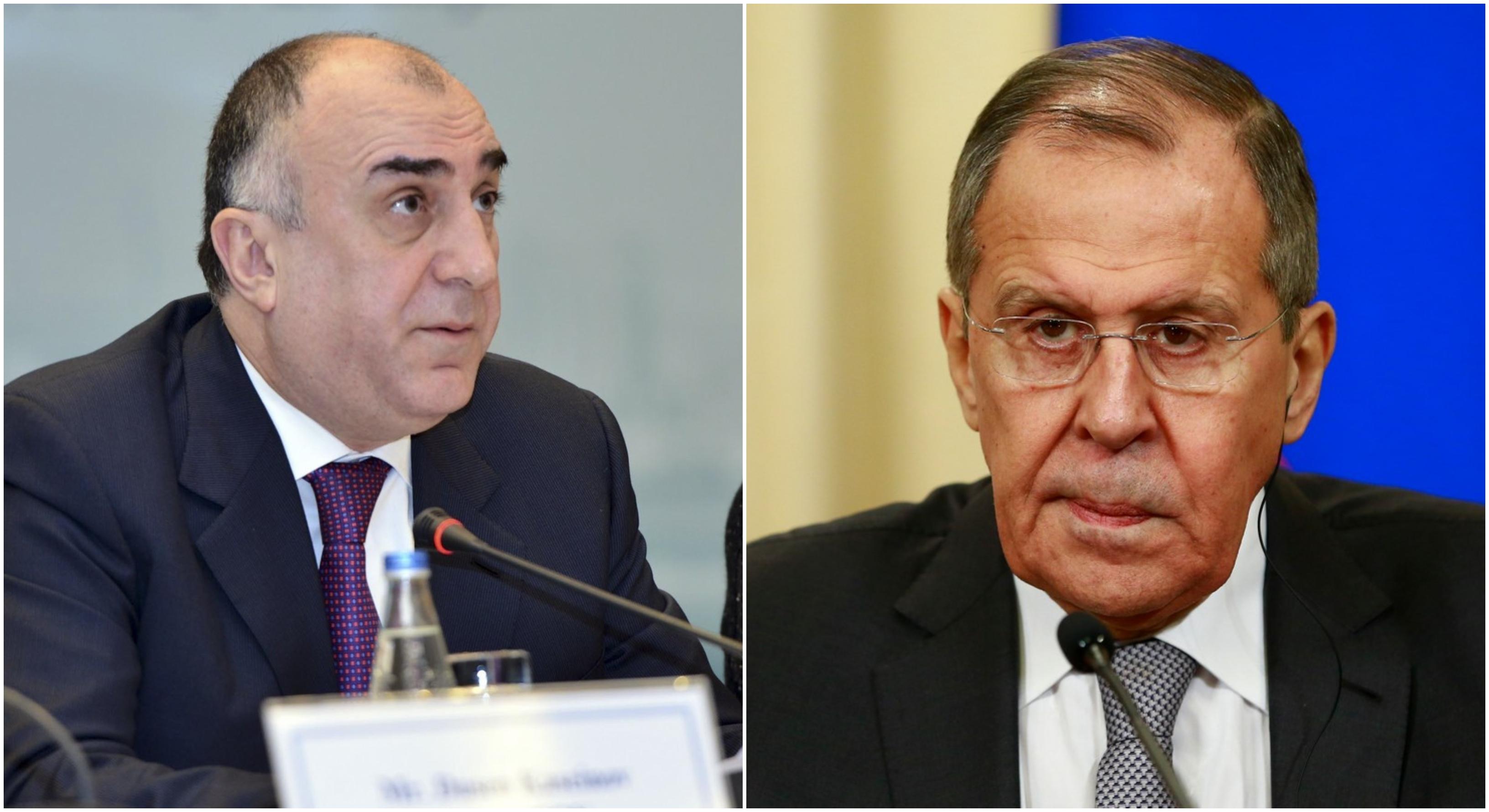 Elmar Məmmədyarovla Sergey Lavrov arasında telefon danışığı olub