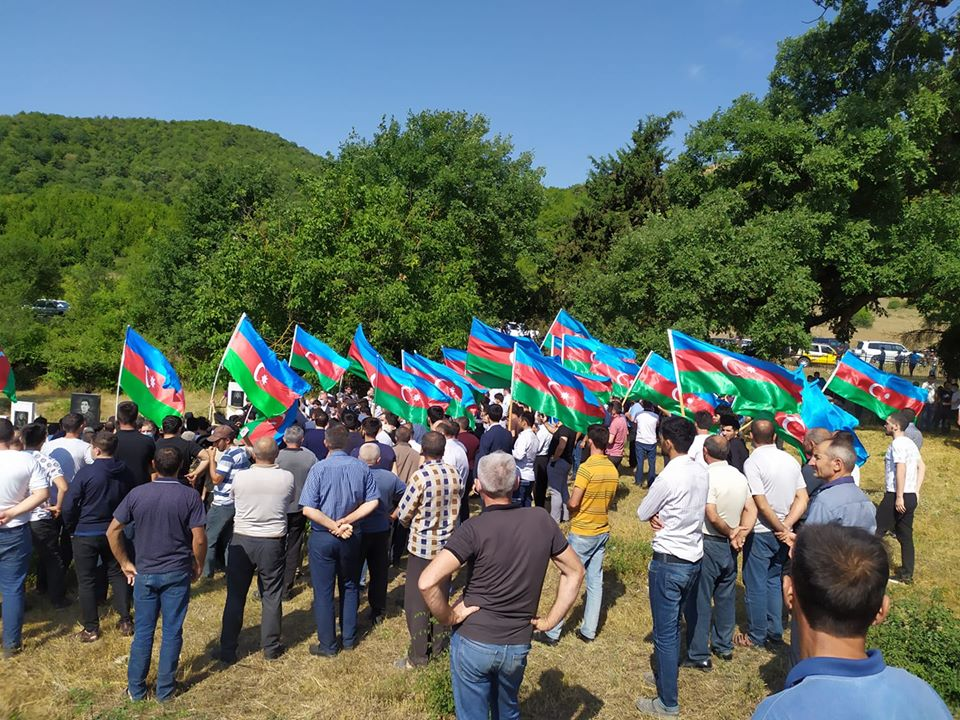 Şəhid Xəyyam Daşdəmirov İsmayıllıda torpağa tapşırılıb