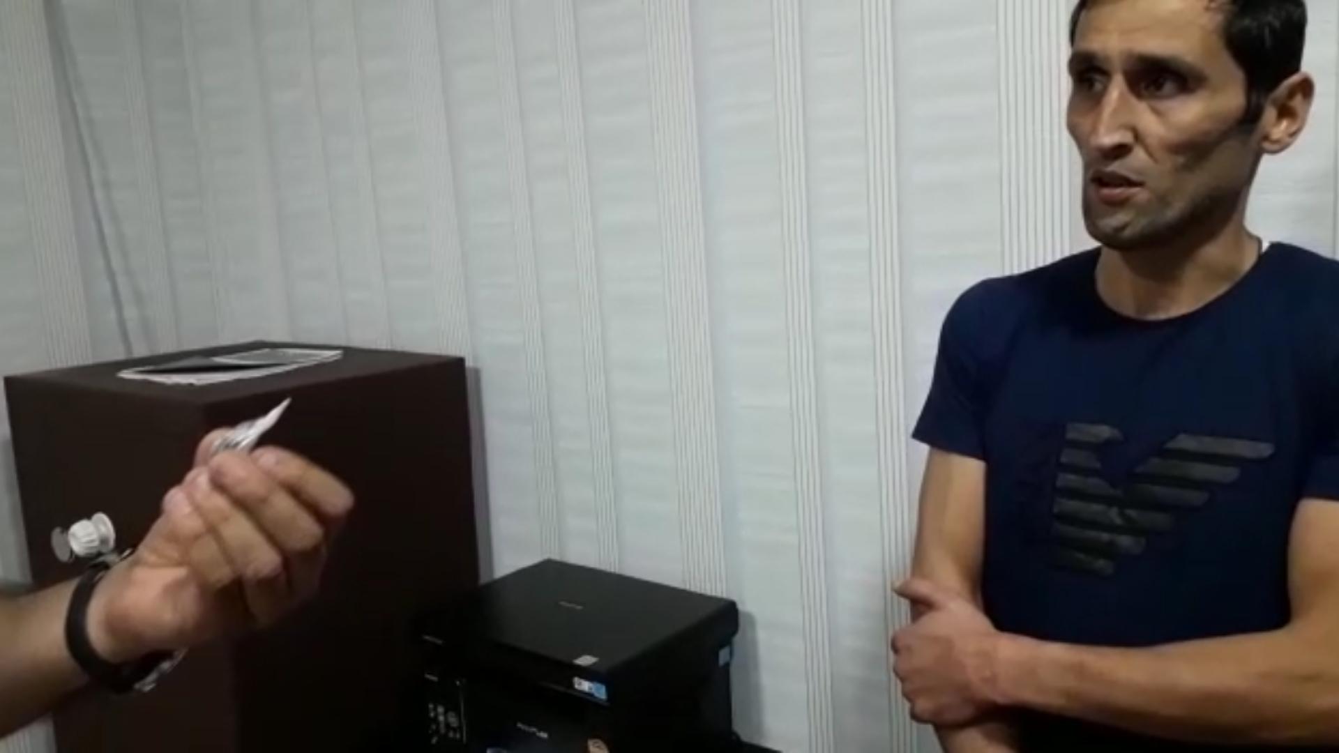 Astara rayon sakini Abdulla Məmmədov 10 kq-dan çox narkotiklə tutulub - FOTO