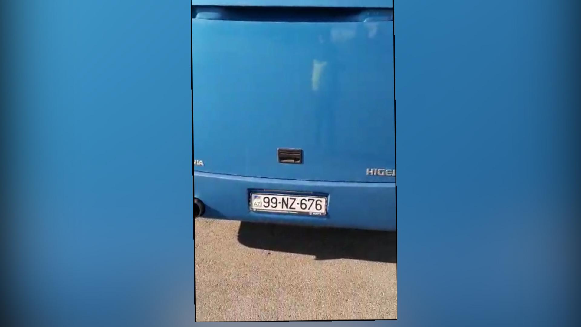 Bakıdan 40 nəfəri Lerikə aparmaq istəyən avtobus sürücüsü saxlanıldı - FOTO
