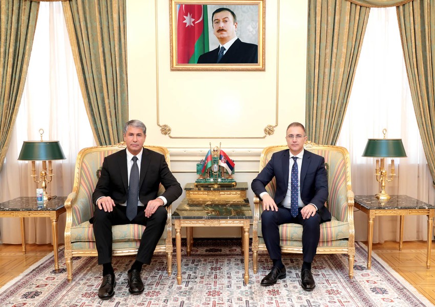 Vilayət Eyvazov Serbiyanın Daxili İşlər naziri ilə görüşdü