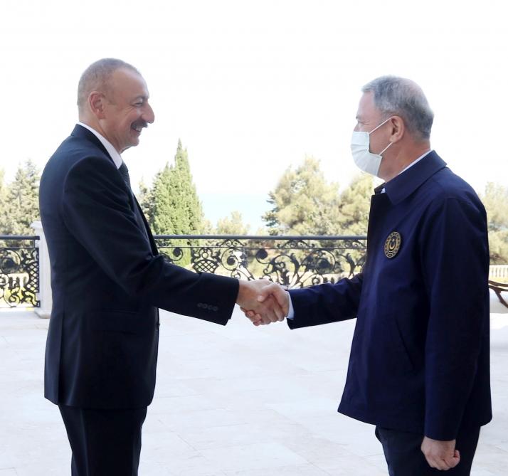 PREZİDENT İLHAM ƏLİYEV TÜRK GENERALLARLA BİR ARADA: "Bu təlimlər bəzi ölkələrdə narahatlıq doğurur, ancaq..."&nbsp;- FOTOLAR