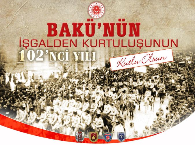 Türkiyənin Müdafiə Nazirliyi&nbsp;Bakının işğaldan azad edilməsi ilə bağlı belə mesaj&nbsp;yaydı - FOTO