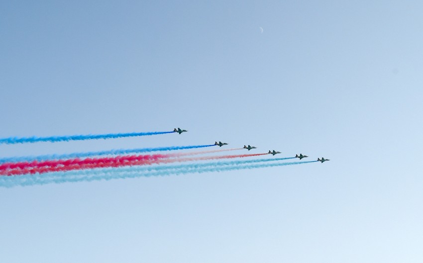 Azərbaycan və Türkiyə qırıcıları Gəncə səmasında uçuşlar keçirib