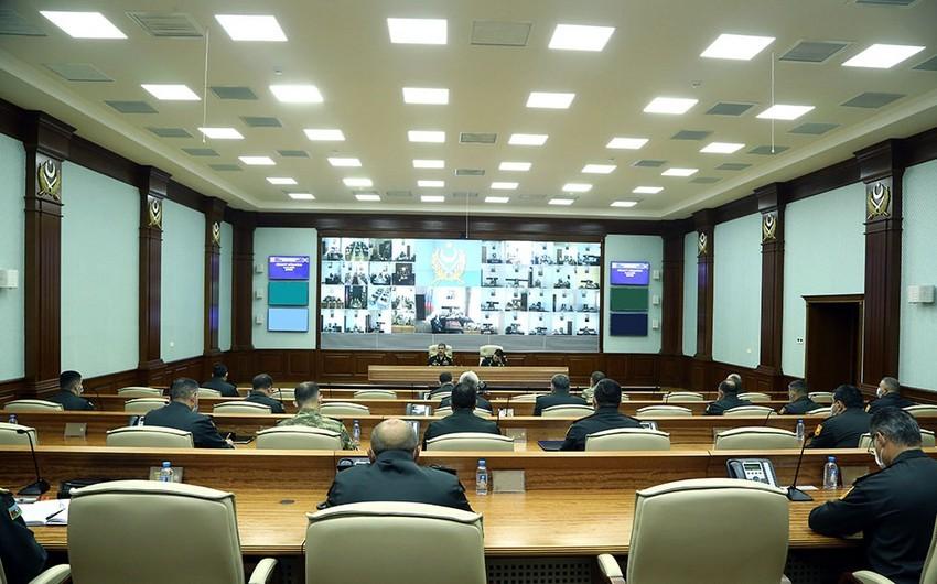 Zakir Həsənov ordunun&nbsp;rəhbər heyətini topladı: "Düşmən təxribatına qarşı&nbsp;hətta sərt qabaqlayıcı tədbirlərə tam hazır olmalıyıq"