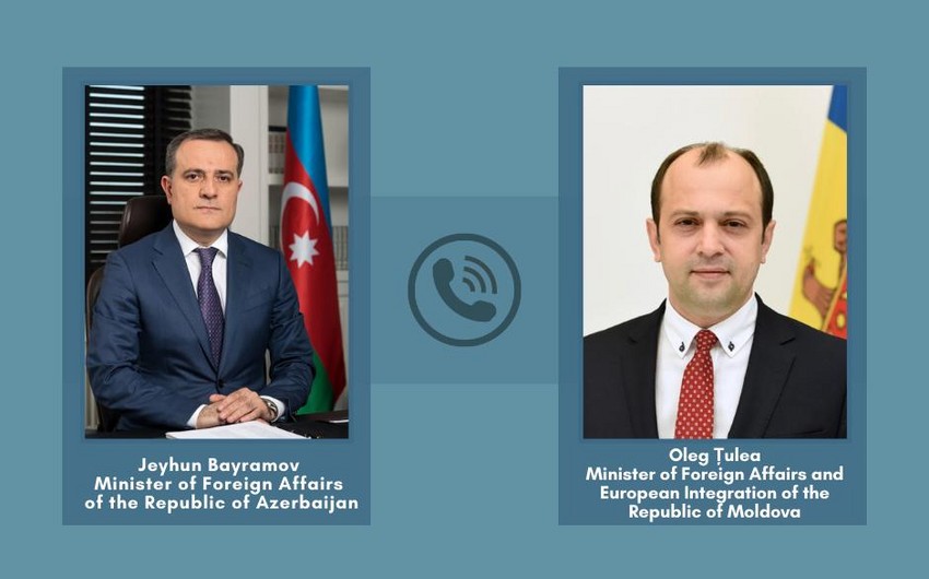 Ceyhun Bayramov&nbsp;Moldova Xarici İşlər və Avropaya İnteqrasiya naziri ilə müzakirə aparıb