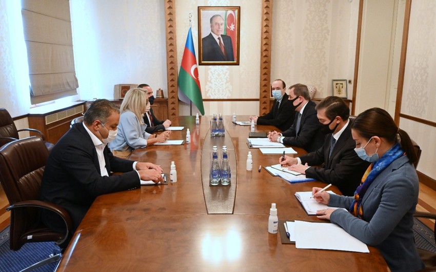 Ceyhun Bayramov Portuqaliyanın Azərbaycandakı səfiri ilə görüşdü - FOTO