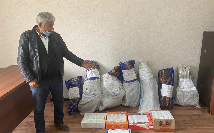 Qobustan sakini 14 kq narkotiklə tutuldu - FOTO