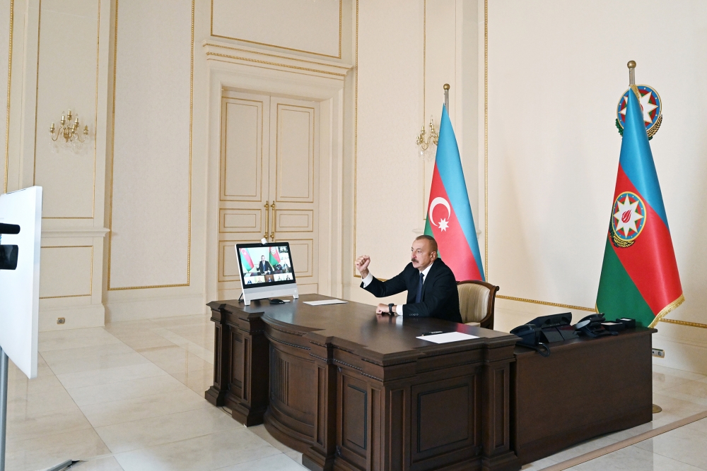 PREZİDENT TƏHLÜKƏSİZLİK ŞURASINI TOPLADI, QƏLƏBƏ MESAJI VERİLDİ: "Əks-hücum əməliyyatının bundan sonra da uğurlu nəticələri olacaq" - FOTOLAR