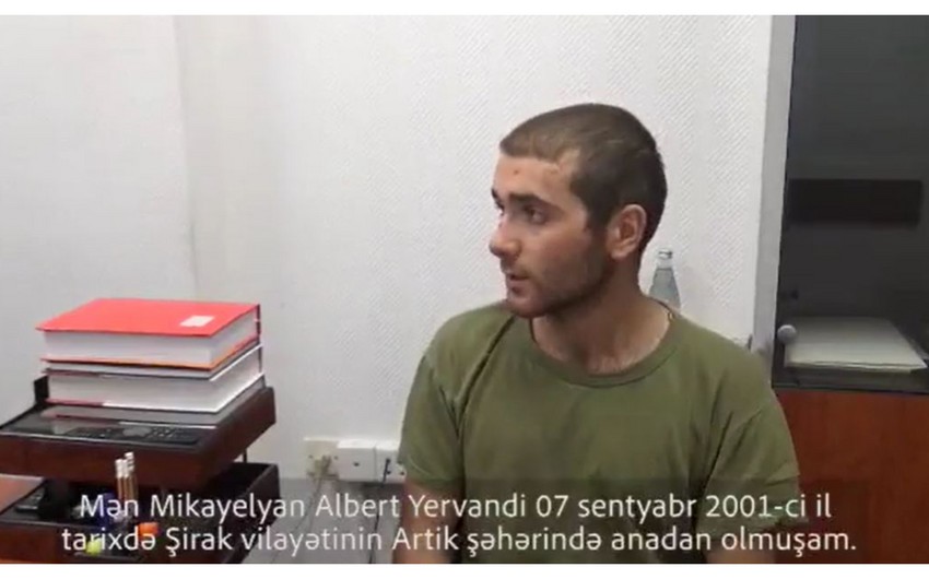 Erməni əsir: "Qarabağda Azərbaycana qarşı 1500 kürd əsilli muzdlu döyüşür"