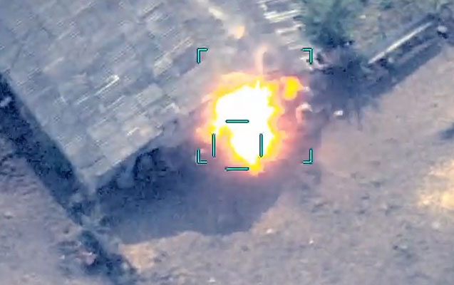 Döyüş meydanından qaçan düşmən qüvvələri məhv edilir - VİDEO