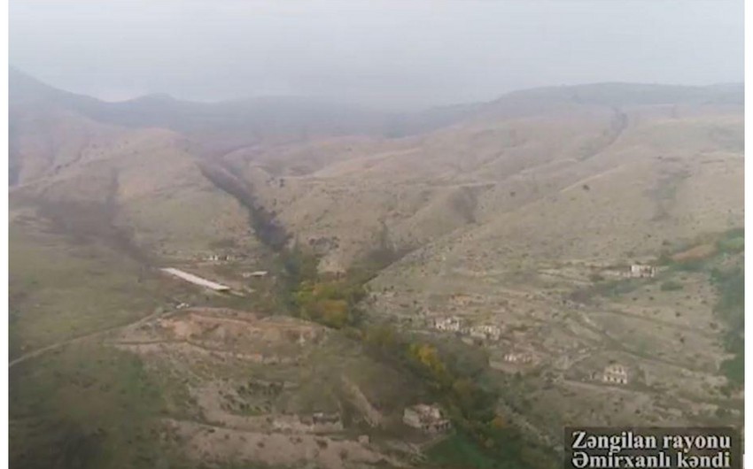 İŞĞALDAN YENİ AZAD OLUNAN DAHA BİR KƏNDİN SON GÖRÜNTÜSÜ - Video