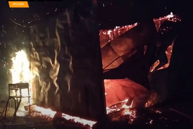 Astarada yanğın: 85 yaşlı qadın yanaraq ölüb