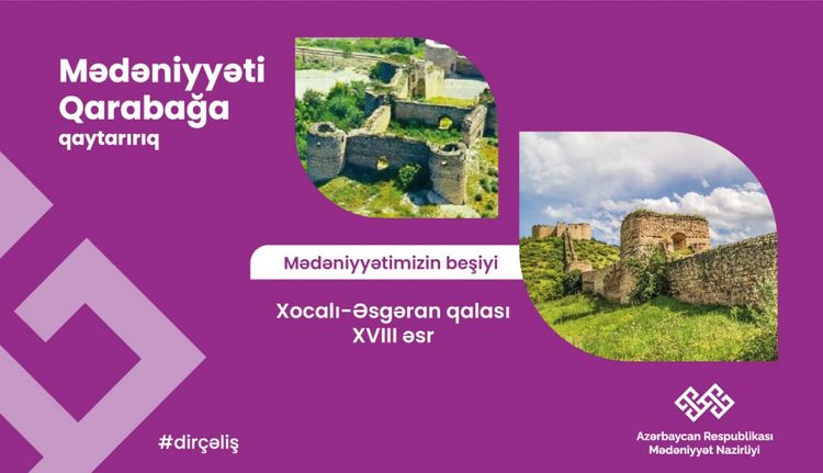 Ermənistan Əsgəran qalasının görkəminə ciddi zərər vurub - MN açıqlama yaydı