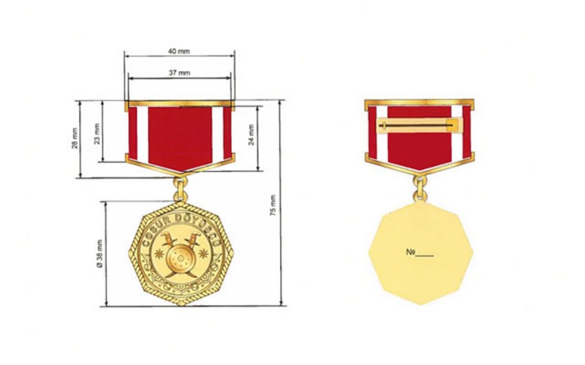 &ldquo;Cəsur döyüşçü&rdquo; medalınin kimlərə veriləcəyi də müəyyənləşdi - FOTO