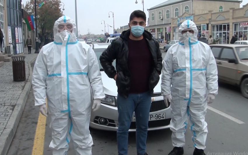Balakəndə yaşadığı ünvanı tərk edən koronavirus xəstəsi saxlanılıb - FOTO