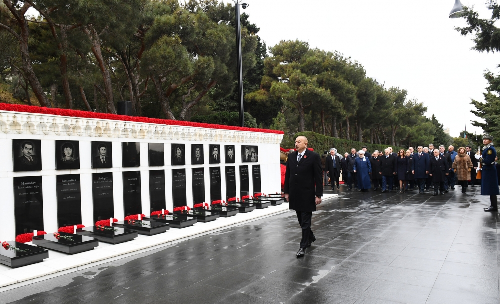 Prezident İlham Əliyevdən 20 Yanvar faciəsinin ildönümü ilə bağlı paylaşım - FOTO