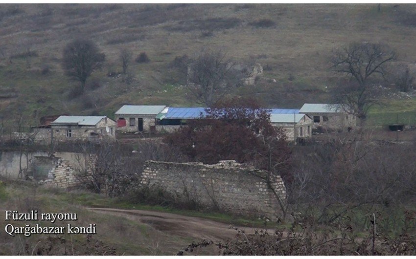 Müdafiə Nazirliyi Füzulidən yeni görüntülər yaydı - VİDEO
