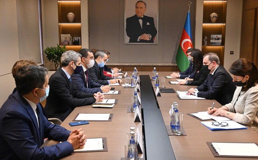 Ceyhun Bayramov Fransa Milli Assambleyasının üzvlərinin çoxsaylı suallarını cavablandırıb - FOTO