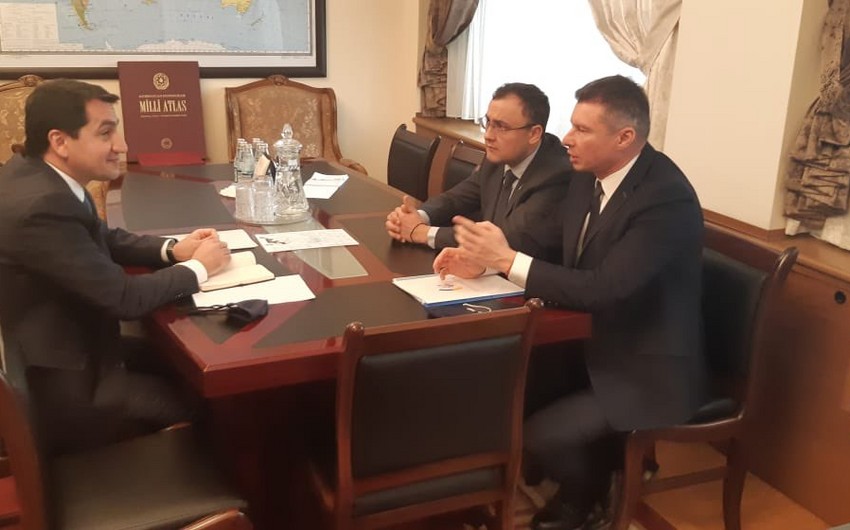 Hikmət Hacıyev Ukrayna XİN başçısının müavini ilə görüşüb - Nələr müzakirə olunub?