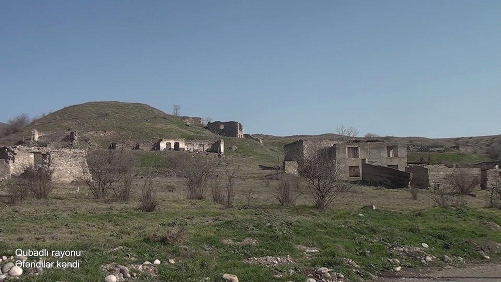 Müdafiə Nazirliyi Qubadlıdan yeni görüntülər yaydı - VİDEO