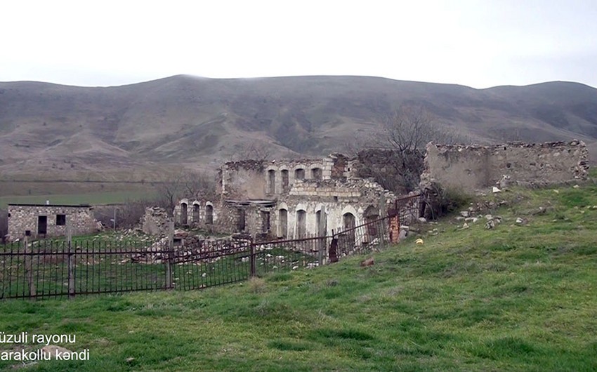 Müdafiə Nazirliyi Füzulidən yeni görüntülər&nbsp;yaydı - VİDEO