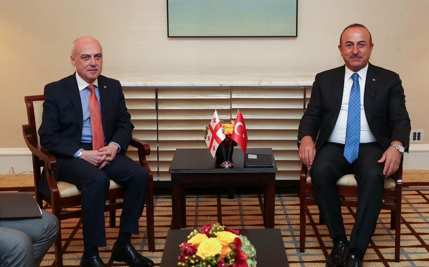 Azərbaycan-Gürcüstan-Ermənistan sülh platforması... -&nbsp;Çavuşoğlu ilə&nbsp;Zalkaliani müzakirə aparıblar