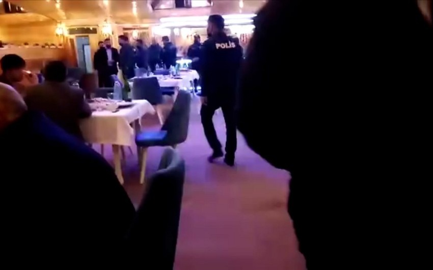 Bakıda nişan mərasimi yarımçıq dayandırıldı, 57 nəfər cərimələndi - VİDEO