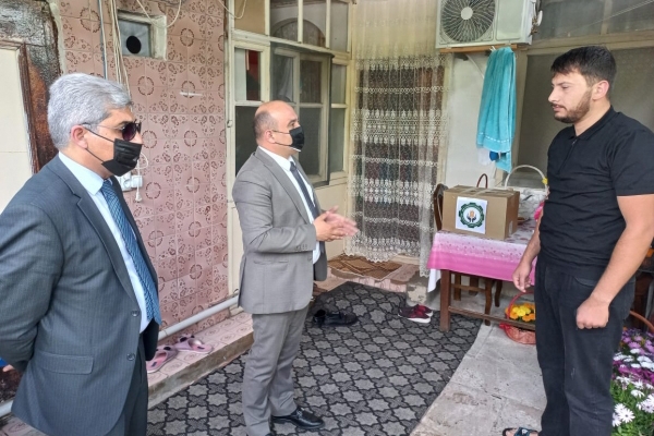 Kürdəmirdə şəhid&nbsp;ailələrinə sovqatlar göndərildi - FOTOLAR