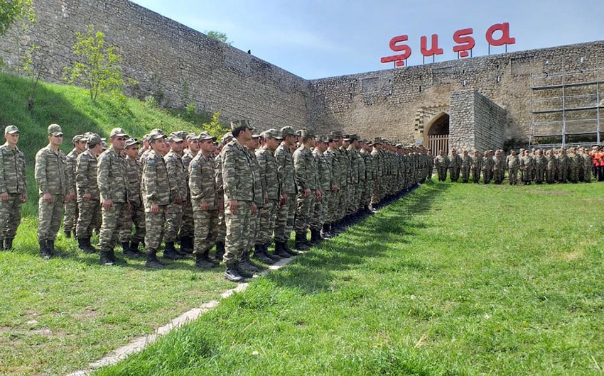Şuşada Faşizm üzərində Qələbə Günü ilə bağlı tədbir keçirilib - VİDEO/FOTOLAR