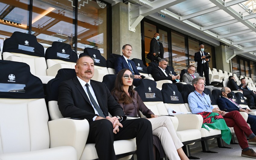 Mehriban Əliyeva&nbsp;Avropa çempionatından&nbsp;paylaşım edib - FOTO