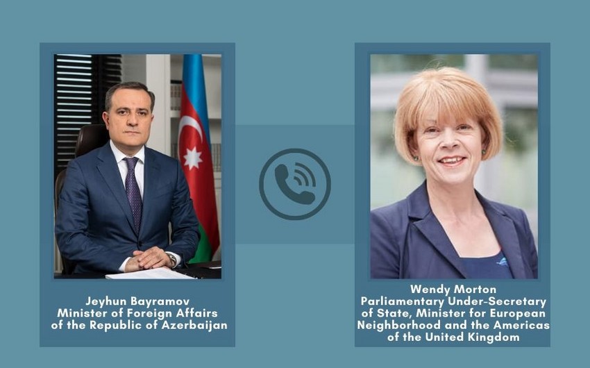 Ceyhun Bayramov britaniyalı nazirlə&nbsp;telefonla danışdı: nələr müzakirə olunub?