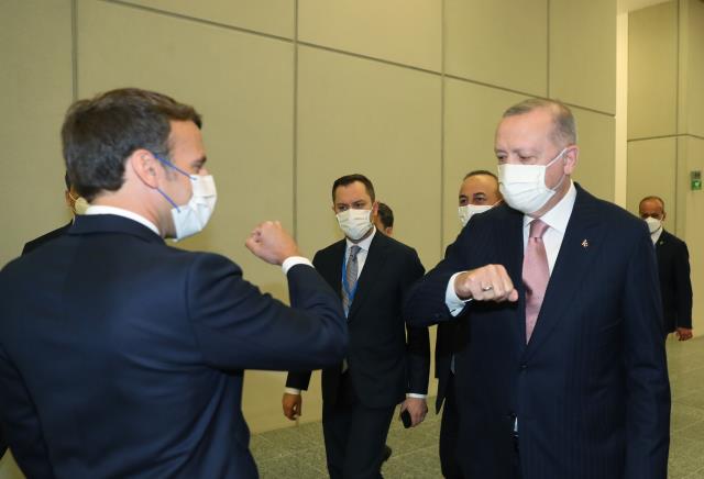 Ərdoğanla Makron arasında 40 dəqiqəlik görüş oldu - Fransa liderindən ilk mesaj&nbsp;