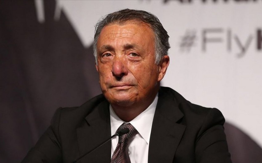 "Beşiktaş"ın prezidenti Bakıya gəlib