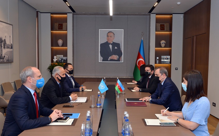 Ceyhun Bayramov BMT-nin Azərbaycandakı rezident əlaqələndiricisini&nbsp;qəbul edib