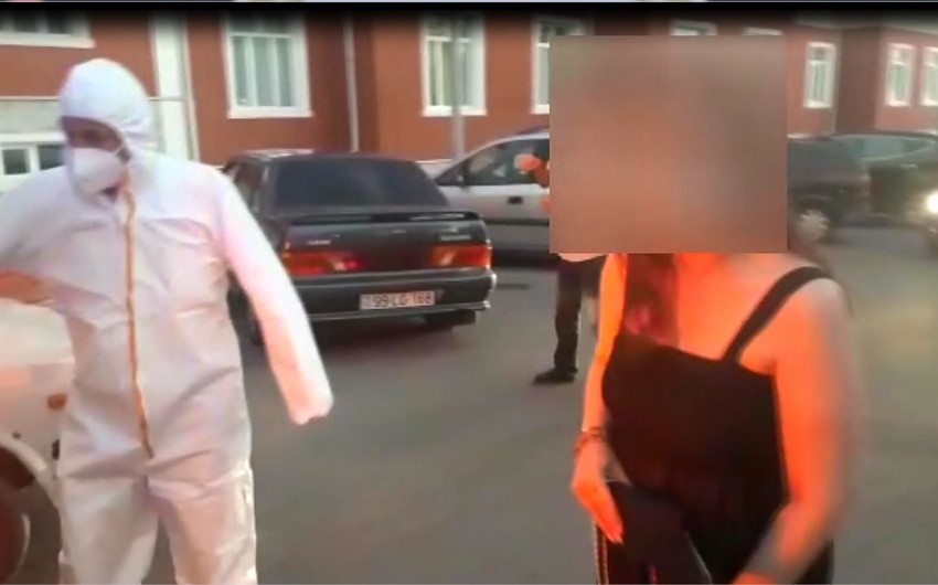 Toya gedən koronavirus xəstəsi belə saxlanıldı - VİDEO