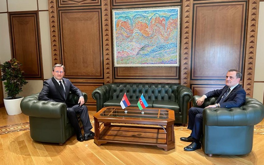 Ceyhun Bayramov Nikola Selakoviçlə bir arada: nələr müzakirə edilib?