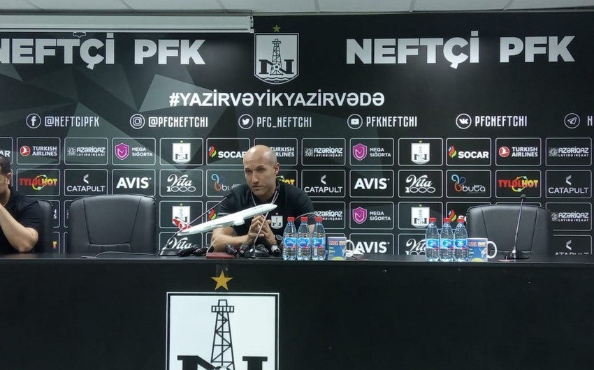 "Neftçi"nin baş məşqçisi: "Avropa Liqasında qalmaq üçün əlimizdən gələni edəcəyik"