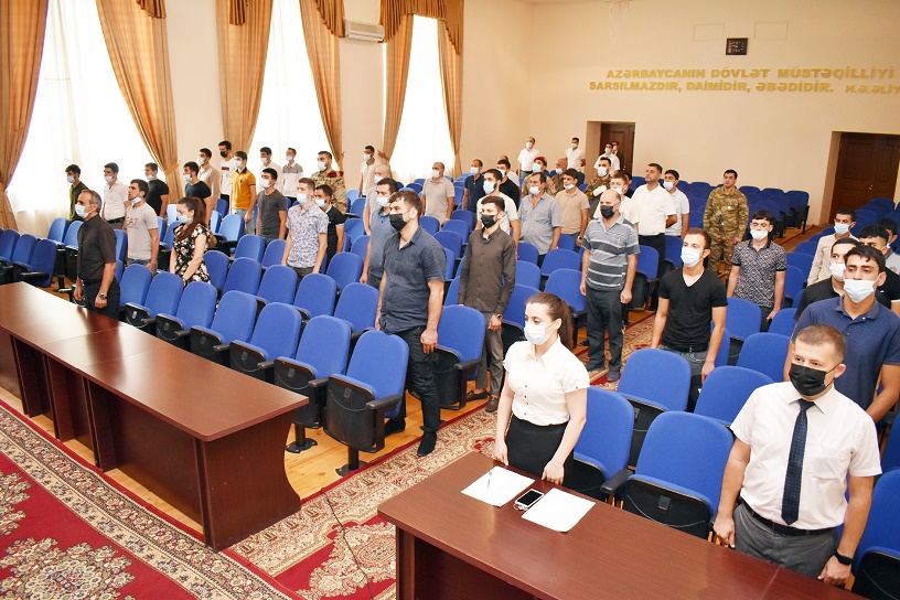 Şirvanda bir qrup Vətən müharibəsi iştirakçılarına medallar təqdim edildi - FOTOLAR