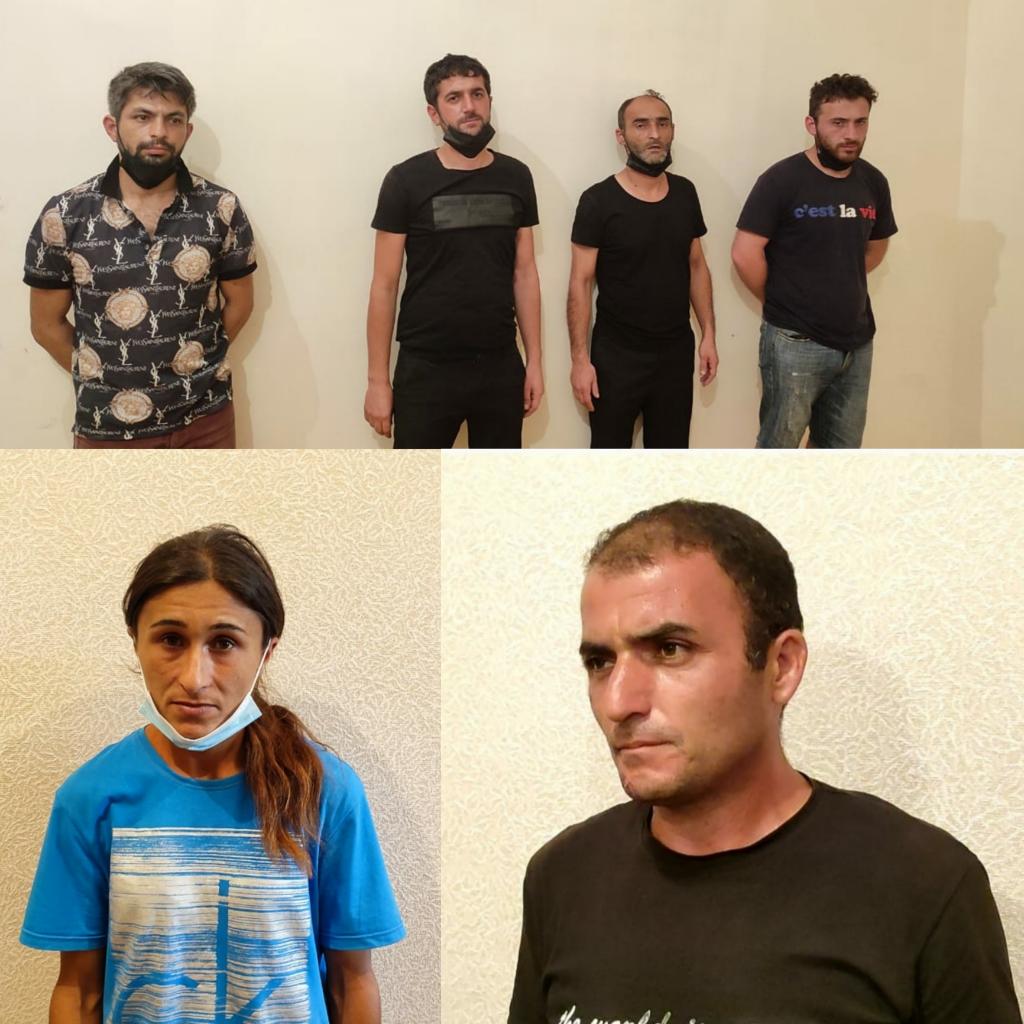 Lənkəranda əməliyyat: bir qadın və 5 kişi saxlanıldı - FOTO
